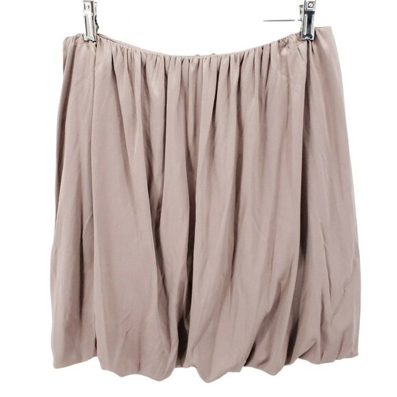 Cynthia Rose Bubble Skirt Mini Mauve Satin Size SMALL? - Picture 1 of 4